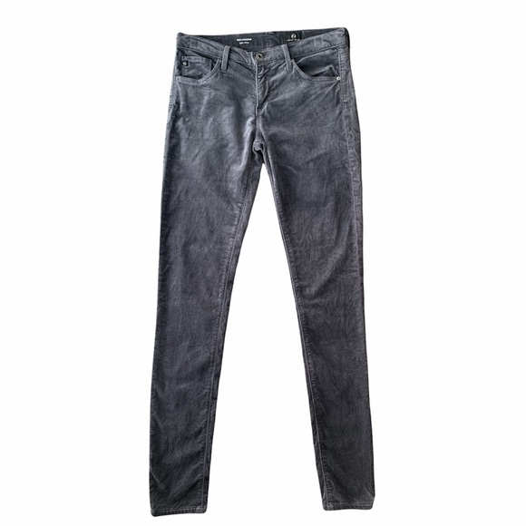 AG ADRIANO GOLDSCHMIED Velvet grey “the legging super skinny. - Picture 2 of 9